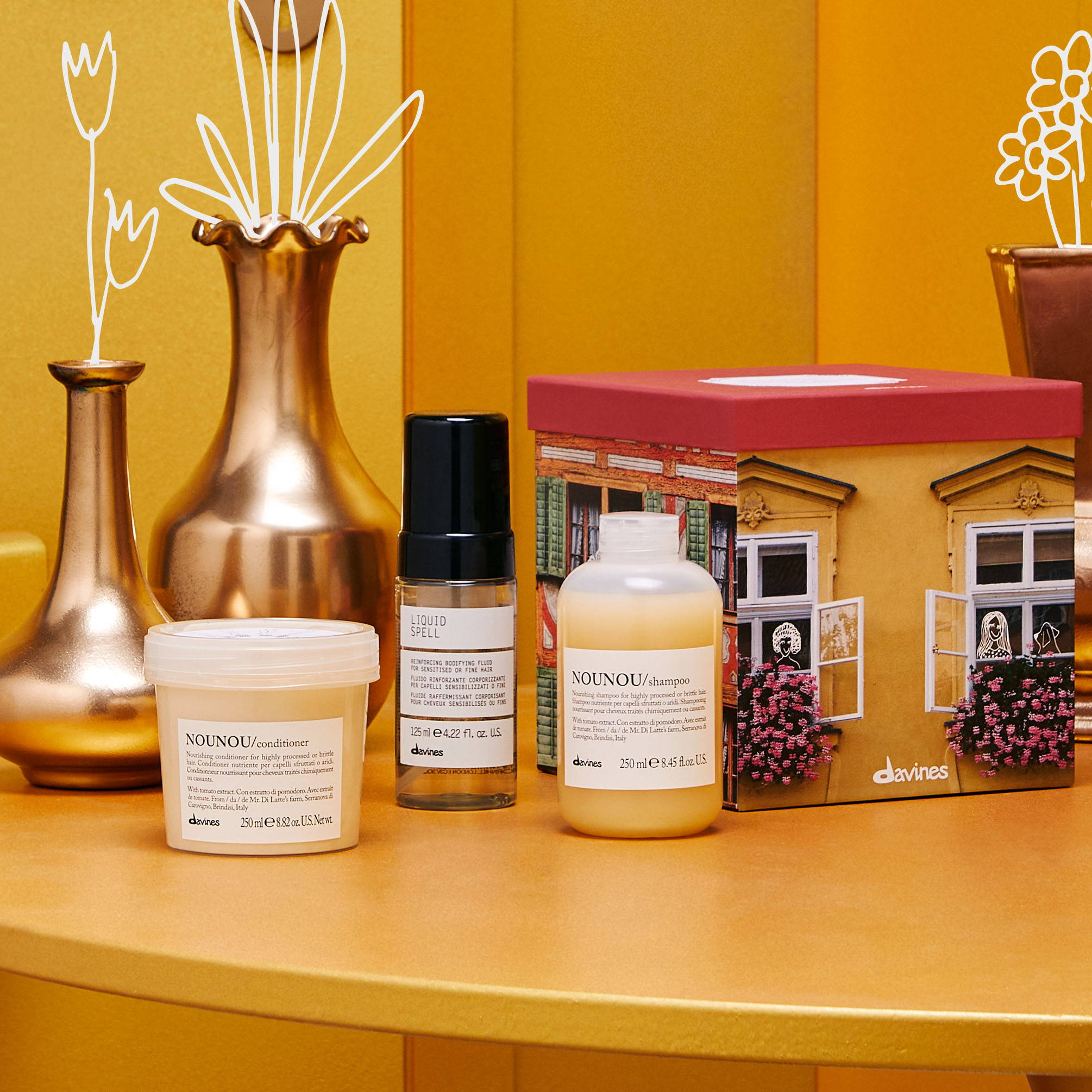 SalonExclusive Holiday Hair Care Gift Boxes Davines